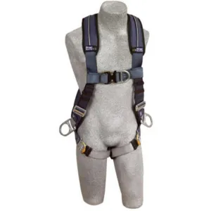 3M DBI-SALA Large ExoFit XP Full Body/Vest Style Harness With Back, Front And Side D-Ring, Quick Connect Chest And Leg Strap Buckle, Loops For Body Belt And Removable Comfort Padding