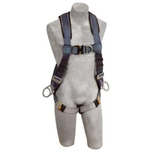 3M DBI-SALA Small ExoFit Full Body/Vest Style Harness With Back, Front And Side D-Ring, Quick Connect Chest And Leg Strap Buckle, Built-In Comfort Padding And Loops For Body Belt