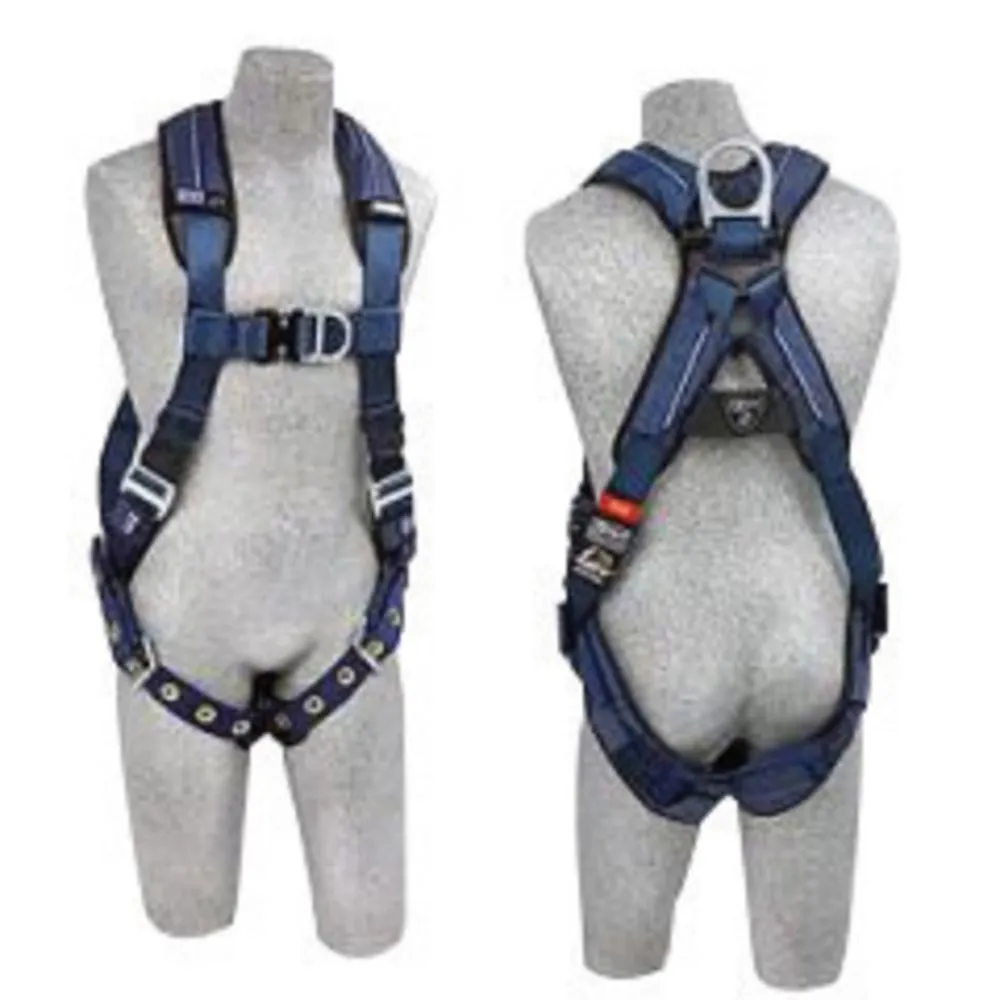 3M DBI-SALA X-Large ExoFit XP Full Body/Vest Style Harness With Back D-Ring And D-Ring, Loops For Belt, Tongue Leg Strap Buckle And Removable Padding