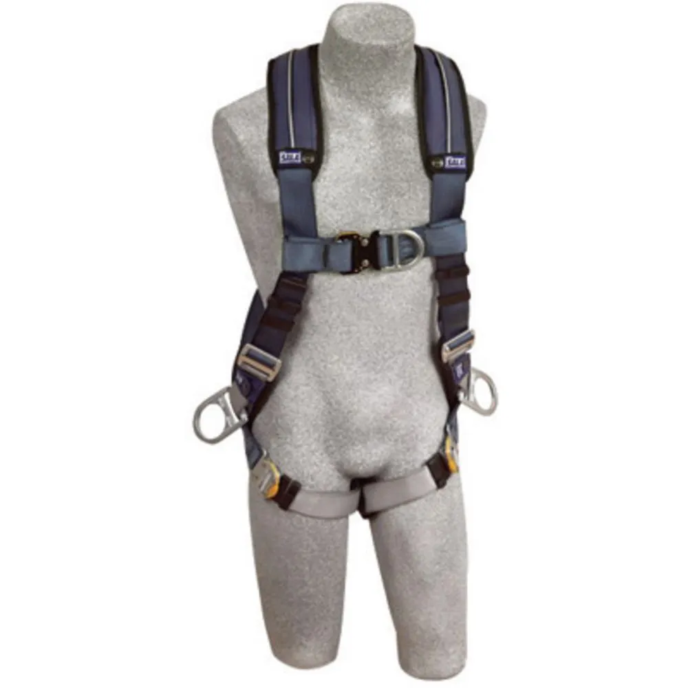 3M DBI-SALA X-Large ExoFit XP Full Body/Vest Style Harness With Back, Front And Side D-Ring, Quick Connect Chest And Leg Strap Buckle, Loops For Body Belt And Removable Comfort Padding