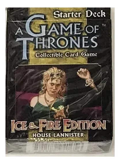 A Game of Thrones CCG Ice & Fire Edition House Lannister Starter Deck - Fantasy Flight Games