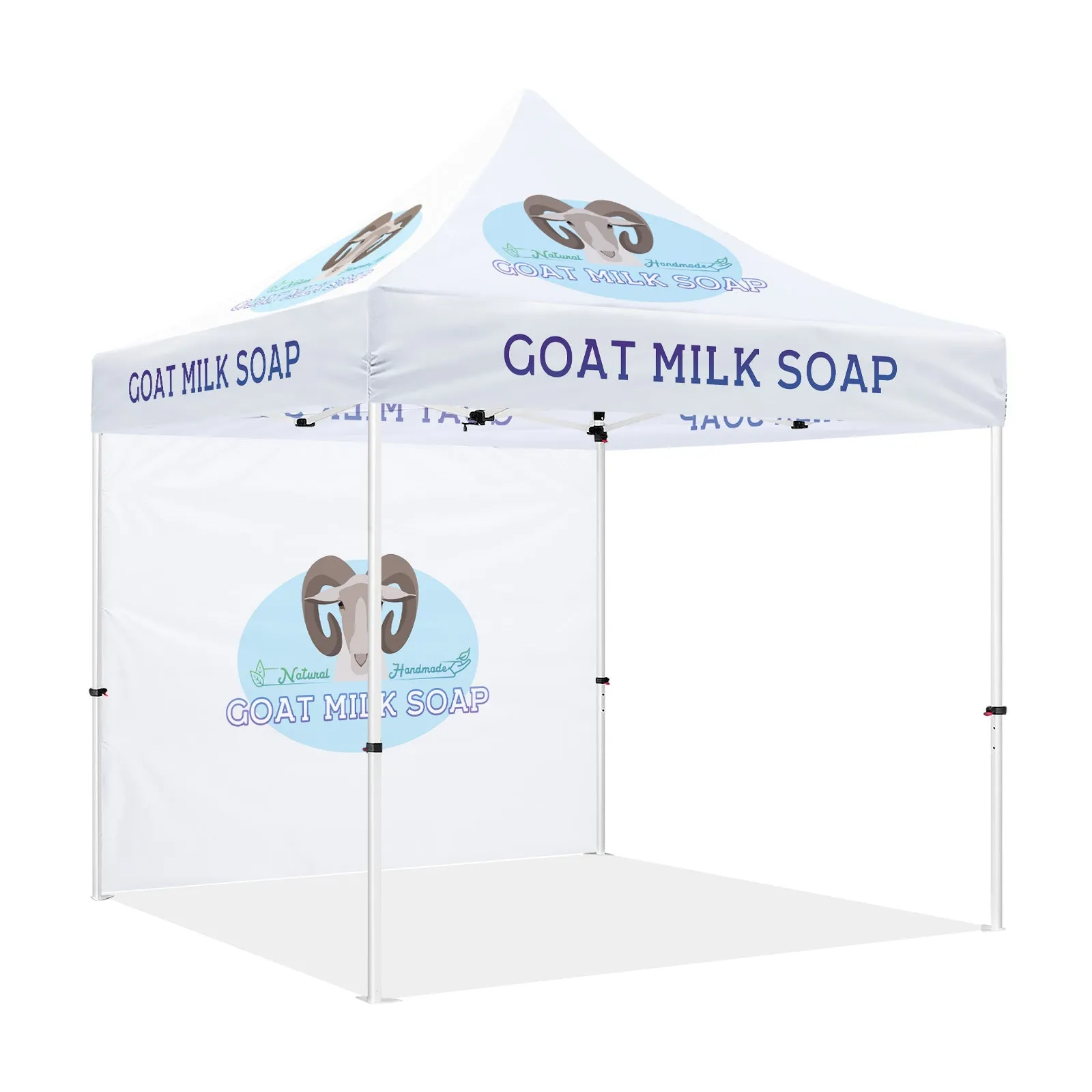 ABLEM8CANOPY Goat Milk Soap 10x10 White Canopy Tent