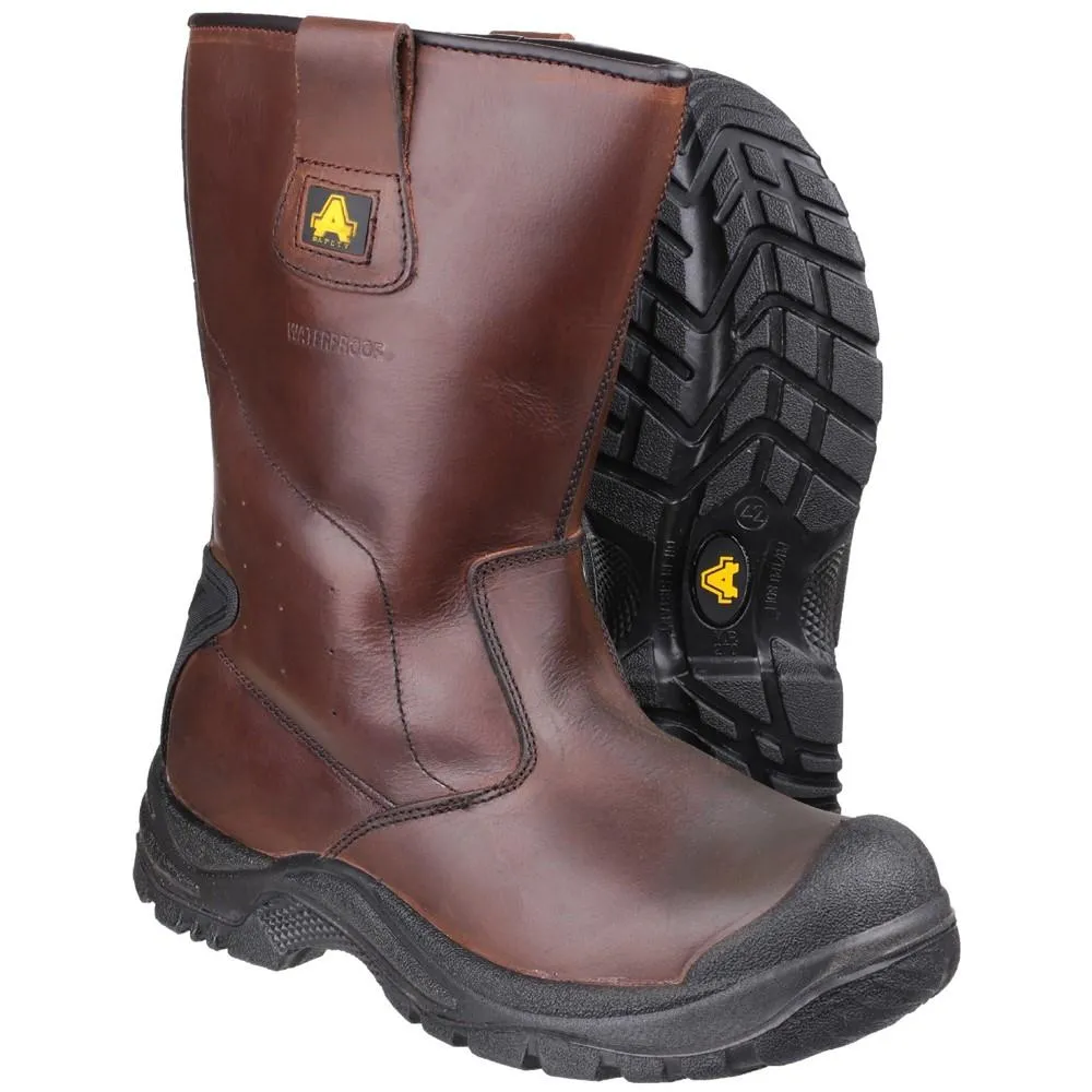 Amblers Safety Mens AS249 Cadair Waterproof Pull On Rigger Boots