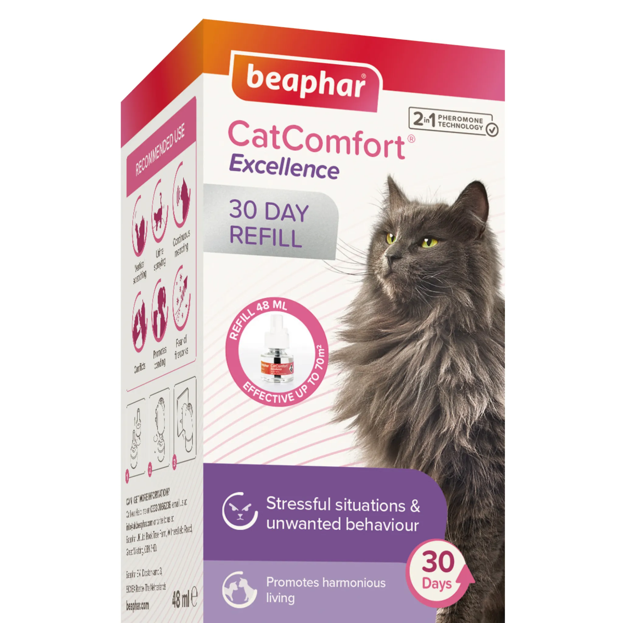 Beaphar CatComfort Excellence Diffuser Refill 48ml x 3