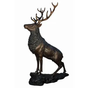 Bronze Deer Sculpture