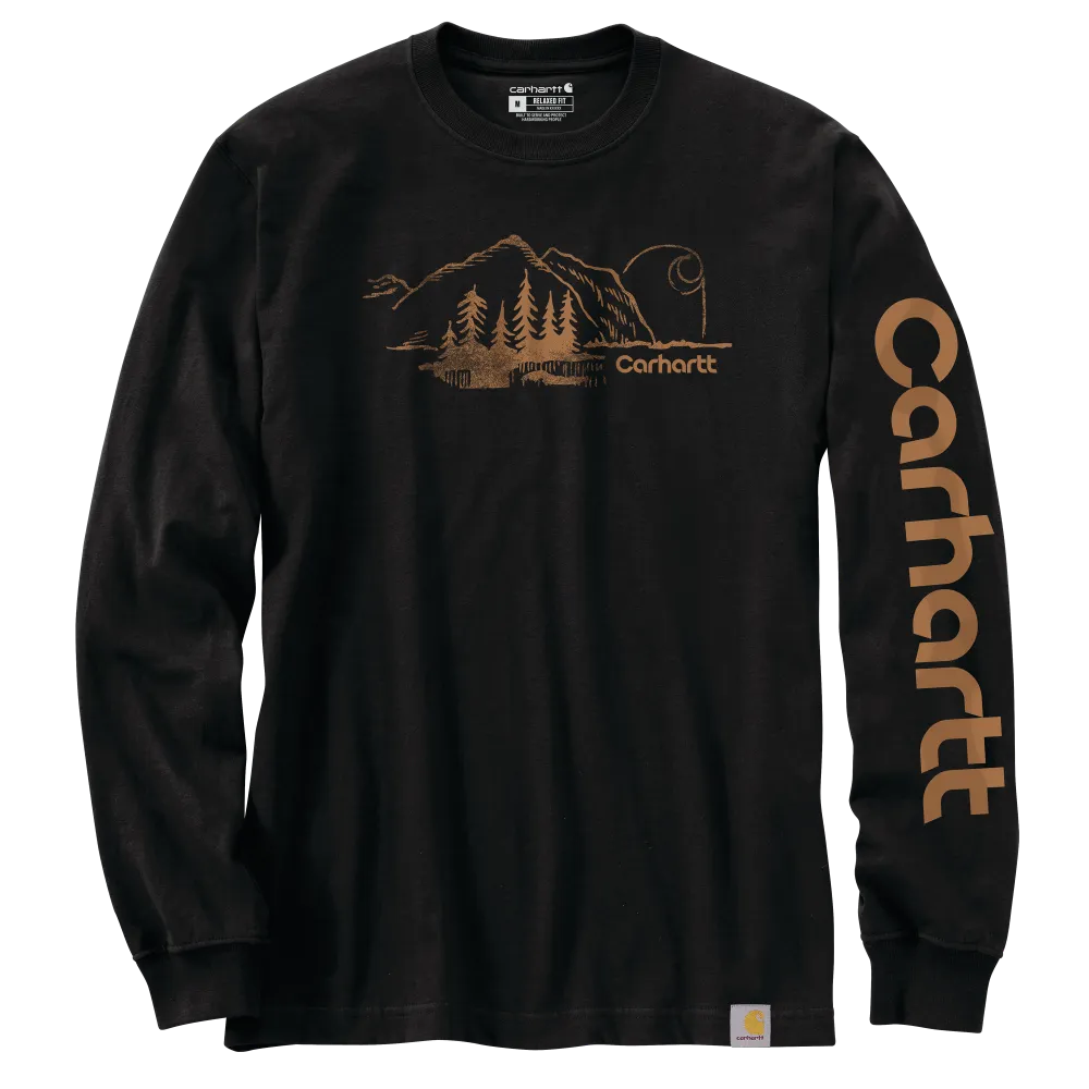 Carhartt Mens Relaxed Fit Heavyweight Long Sleeve T-Shirt