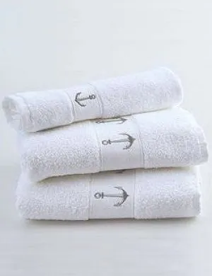 Classic Anchors Embroidered Quick-Dry Towel Sets