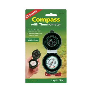 Coghlans Compass With Thermometer