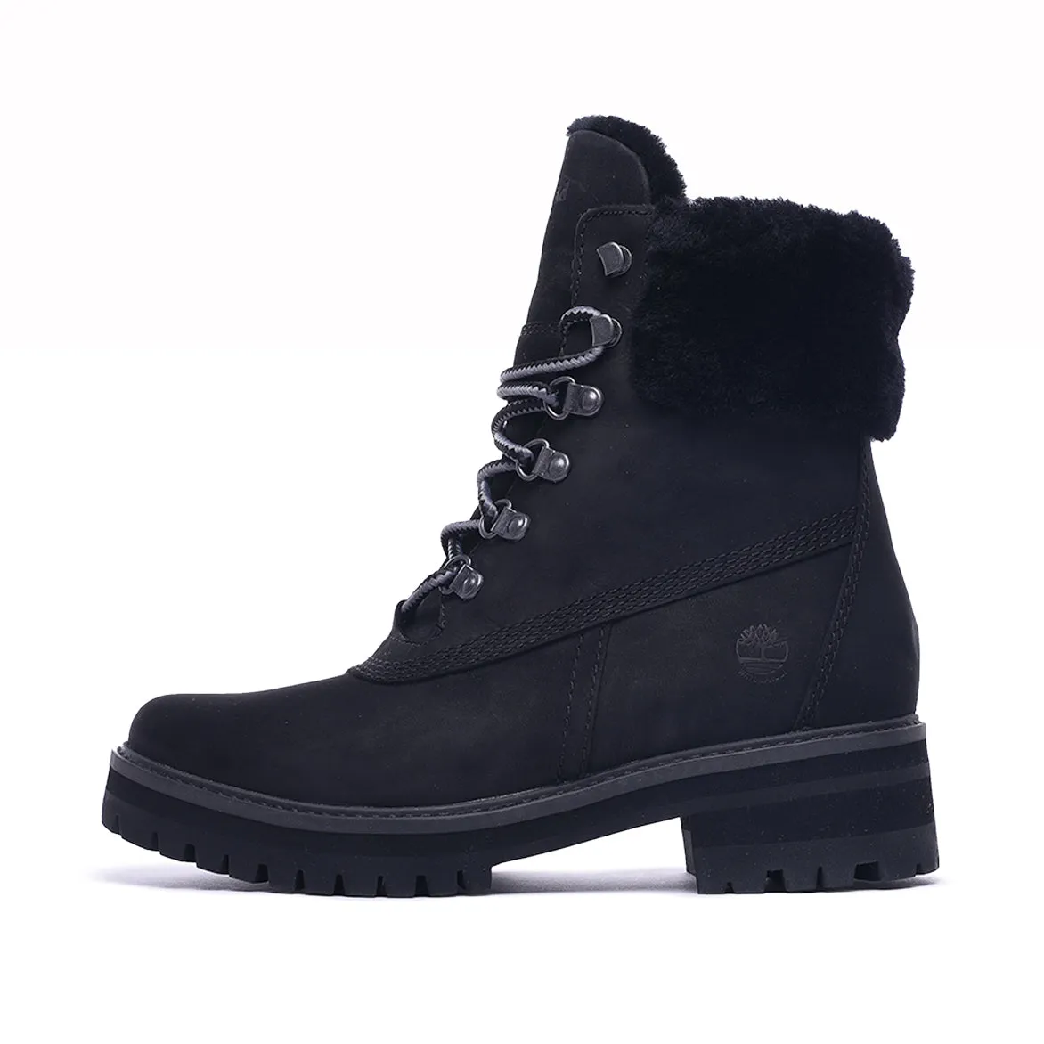 COURMAYEUR VALLEY 6" SHEARLING WATERPROOF BOOT - BLACK NUBUCK