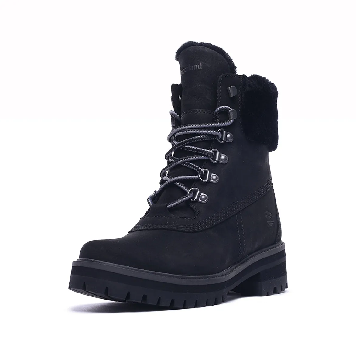 COURMAYEUR VALLEY 6" SHEARLING WATERPROOF BOOT - BLACK NUBUCK