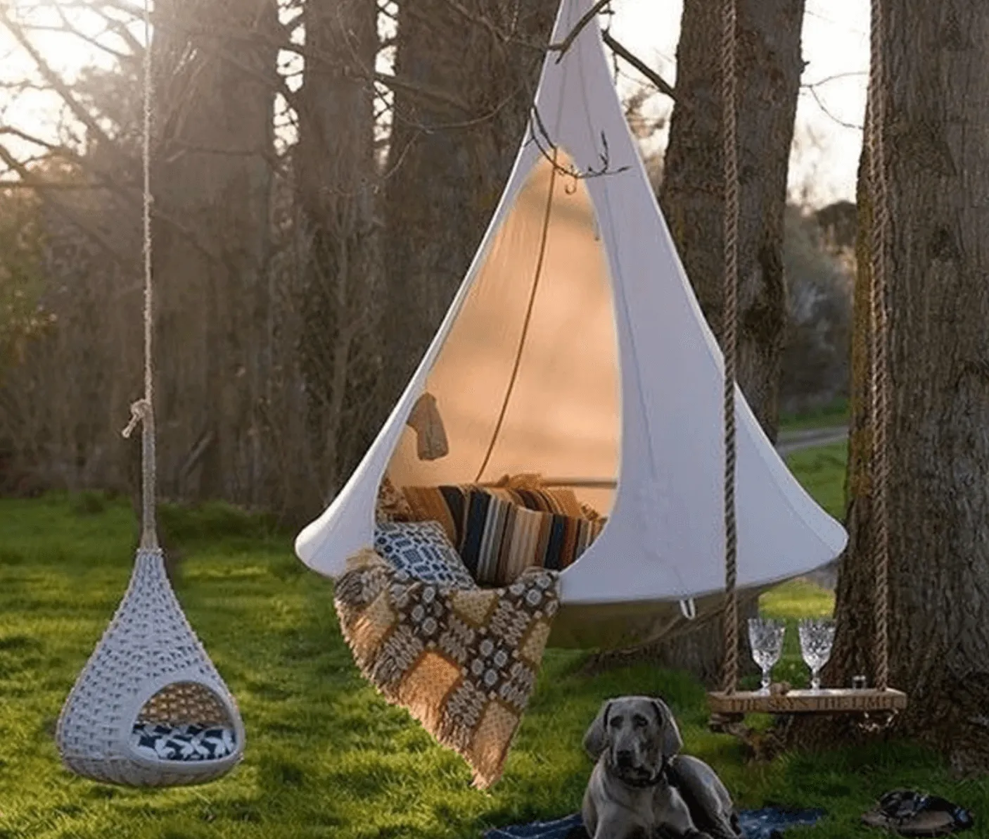 Creative Butterfly Hanging Hammock Tent