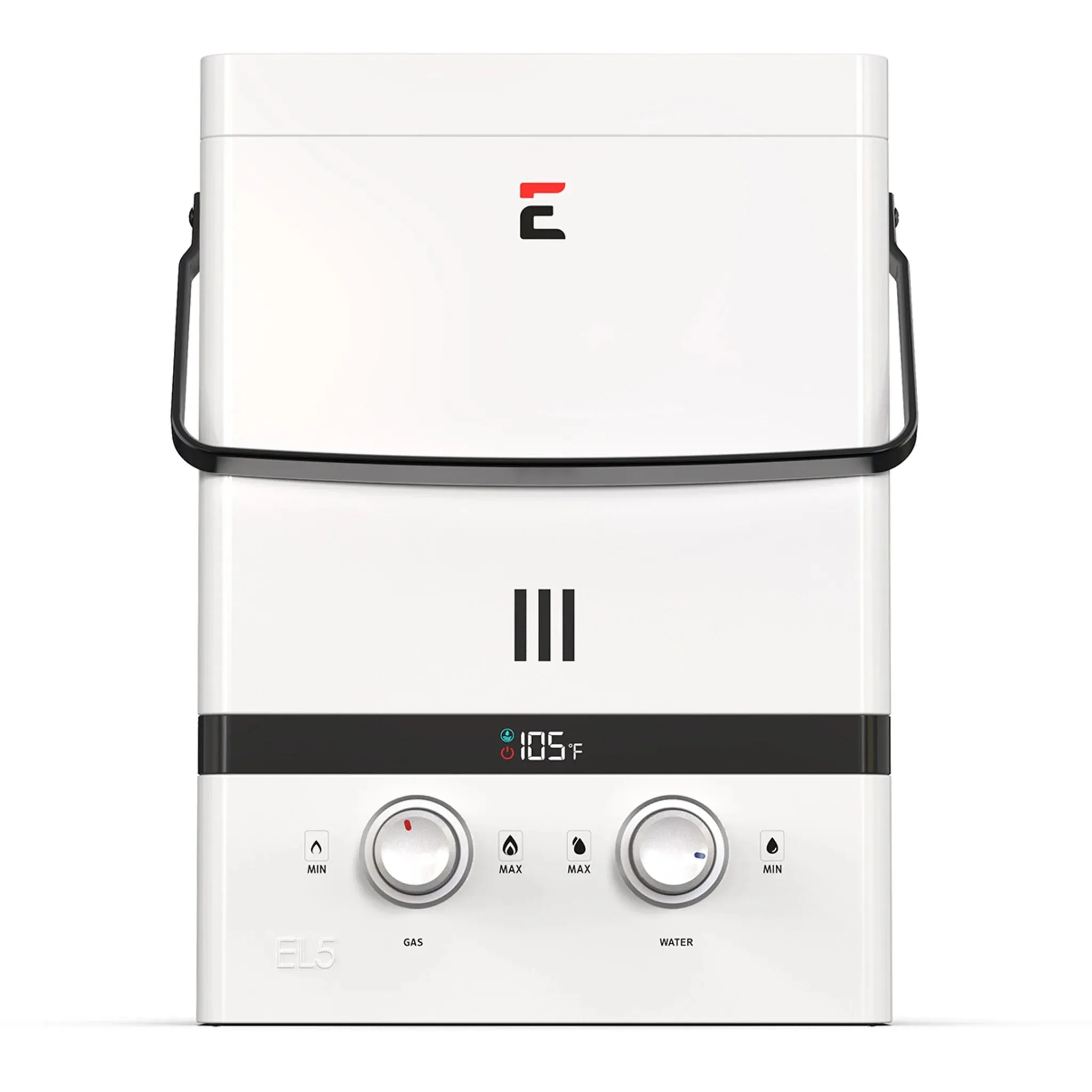 Eccotemp Luxe EL5 1.5 GPM 37K BTU Outdoor Portable Tankless Water Heater with LED Display