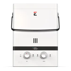 Eccotemp Luxe EL5 1.5 GPM 37K BTU Outdoor Portable Tankless Water Heater with LED Display