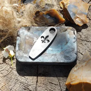 Emberlit Flint and Steel - Fleur De Lis Pendant