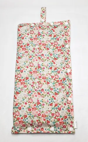 Floral size Large Insulated Feeding Pump Bag Cover / IV bag cover. Ready to ship.