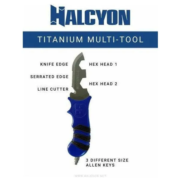 Halcyon Titanium Mini-Knife and Multi-Tool