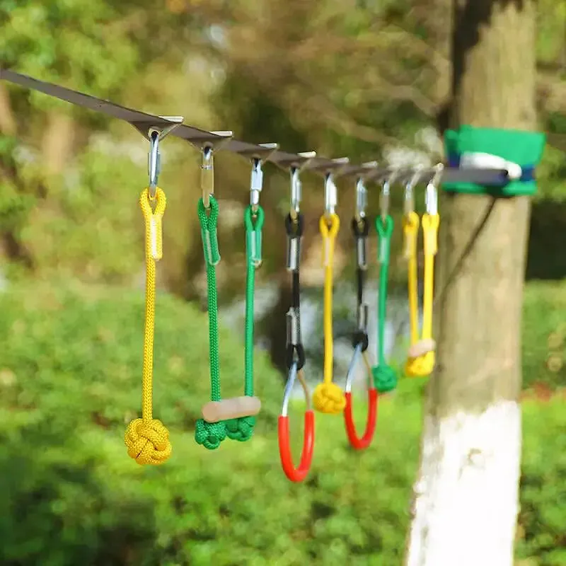 Kids Outdoor Slackline Playset