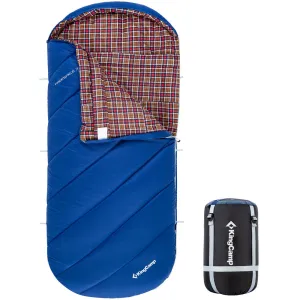 KingCamp 350g Filling Plus Size 3-4 Season Navy Sleeping Bag