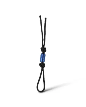 Lanyard, SS Bead | Sapphire Blue PVD