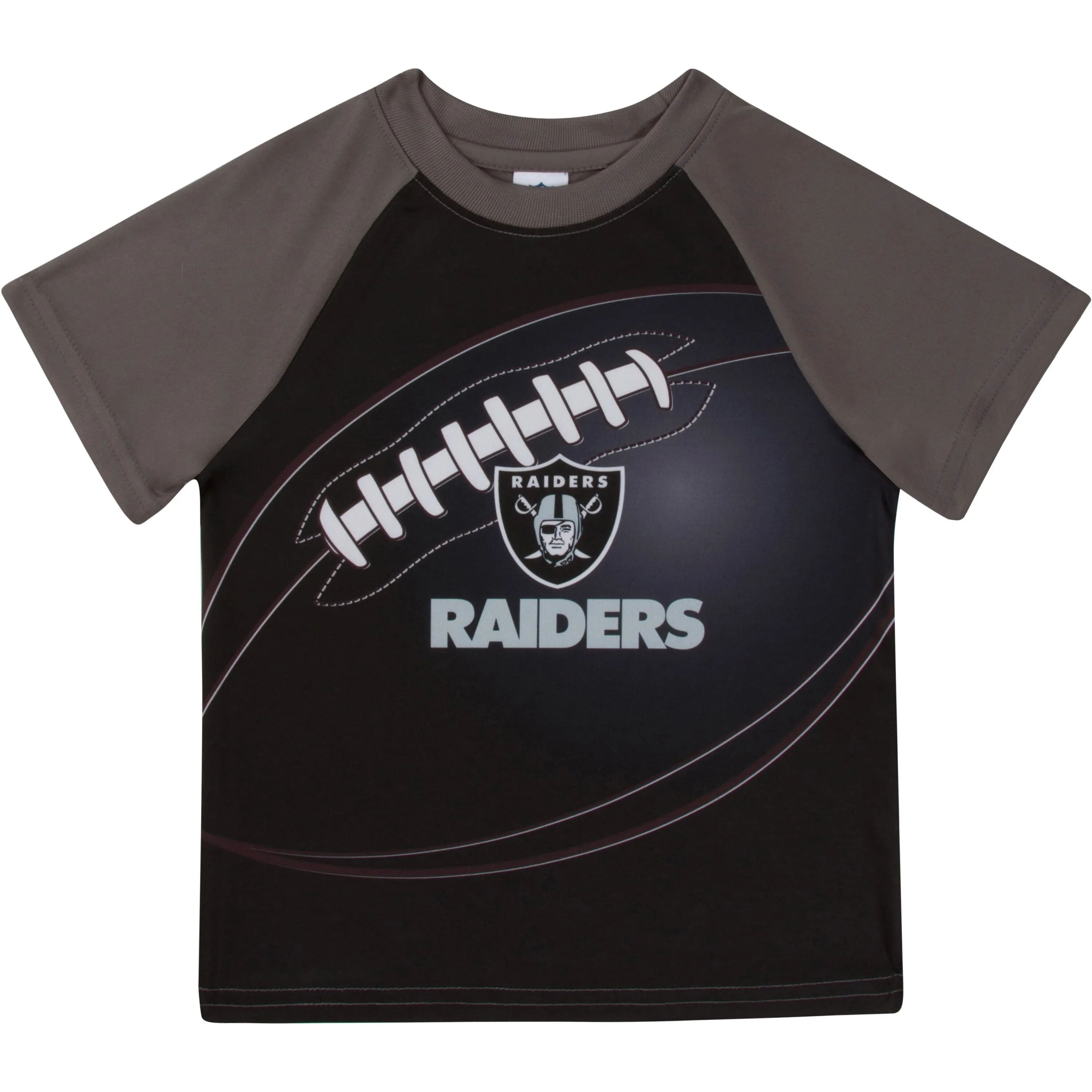 Las Vegas Raiders Boys Short Sleeve Tee Shirt