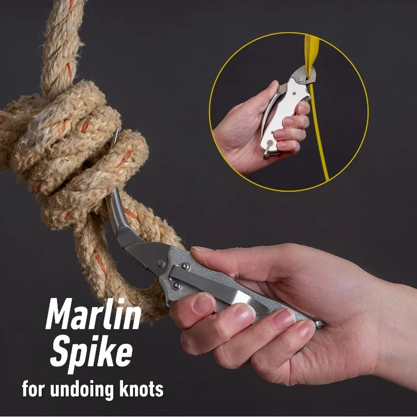 Marlin Spike Sailor's Knife - Multi-tool - Sailor's Tool - Rigging Knife