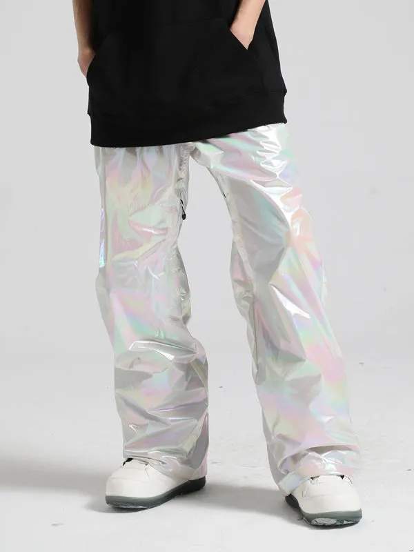 Men's Gsou Snow Neon Holographic Snowboard Pants