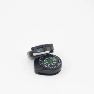 Mini Black Survival Compass Oil Filled Compass for Camping Hiking