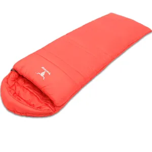 Outdoor Camping Envelope Sleeping Bag Thermal Tent Hiking Winter Single -10°C - red