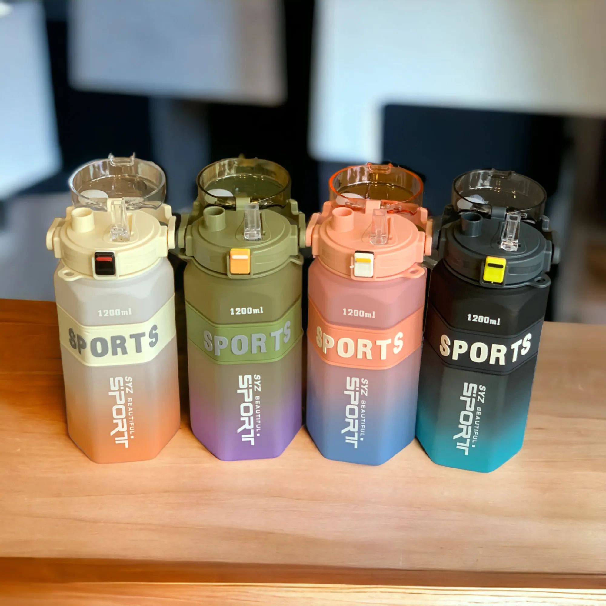 Portable Gradient Water Bottle