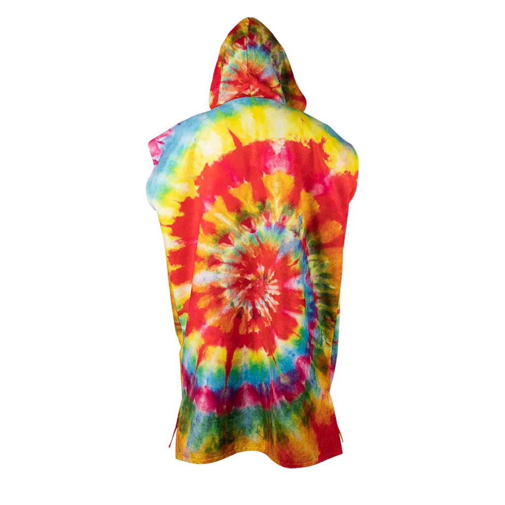 Rainbow Tie Dye Quick-Dry Hooded Towel