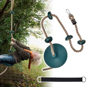 TheLAShop Heavy Duty Tree Swing Disc Swing with Knots