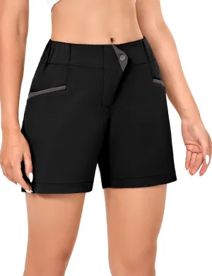 Women's Stretch Quick Dry Shorts for Hiking Travel Casual